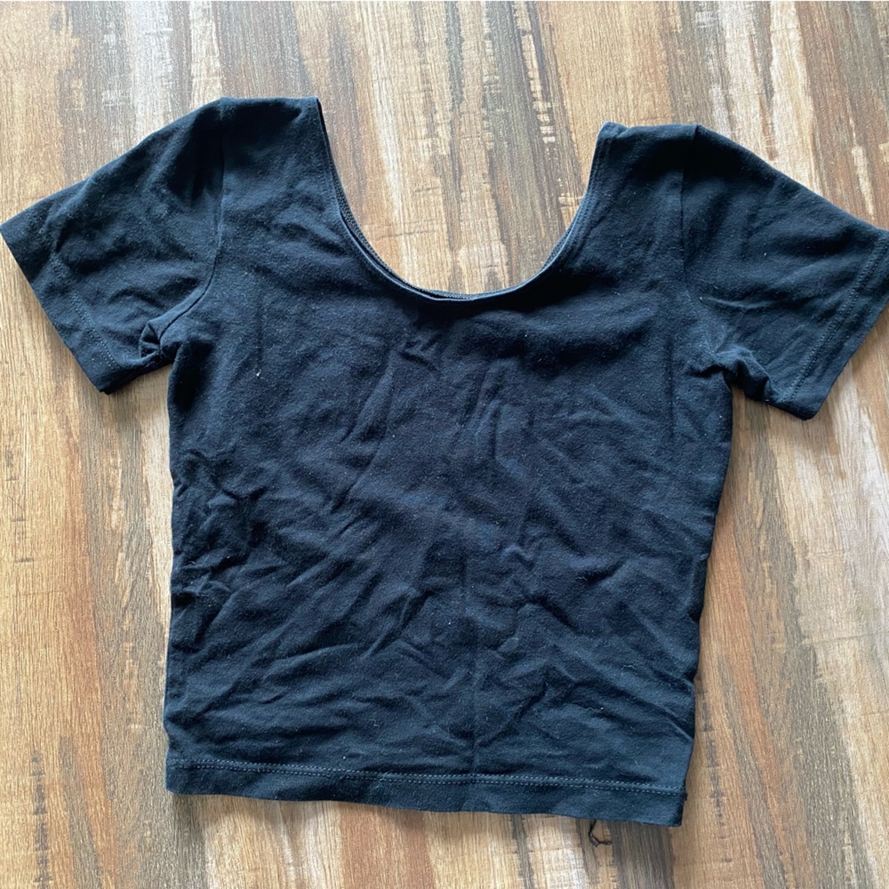 American Apparel Tight Crop Top Tee
